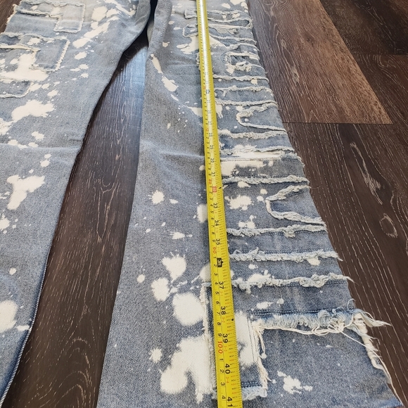 HOMME+FEMME TWILIGHT DENIM SPOT WASHED BLUE SIZE 32 - Picture 9 of 13